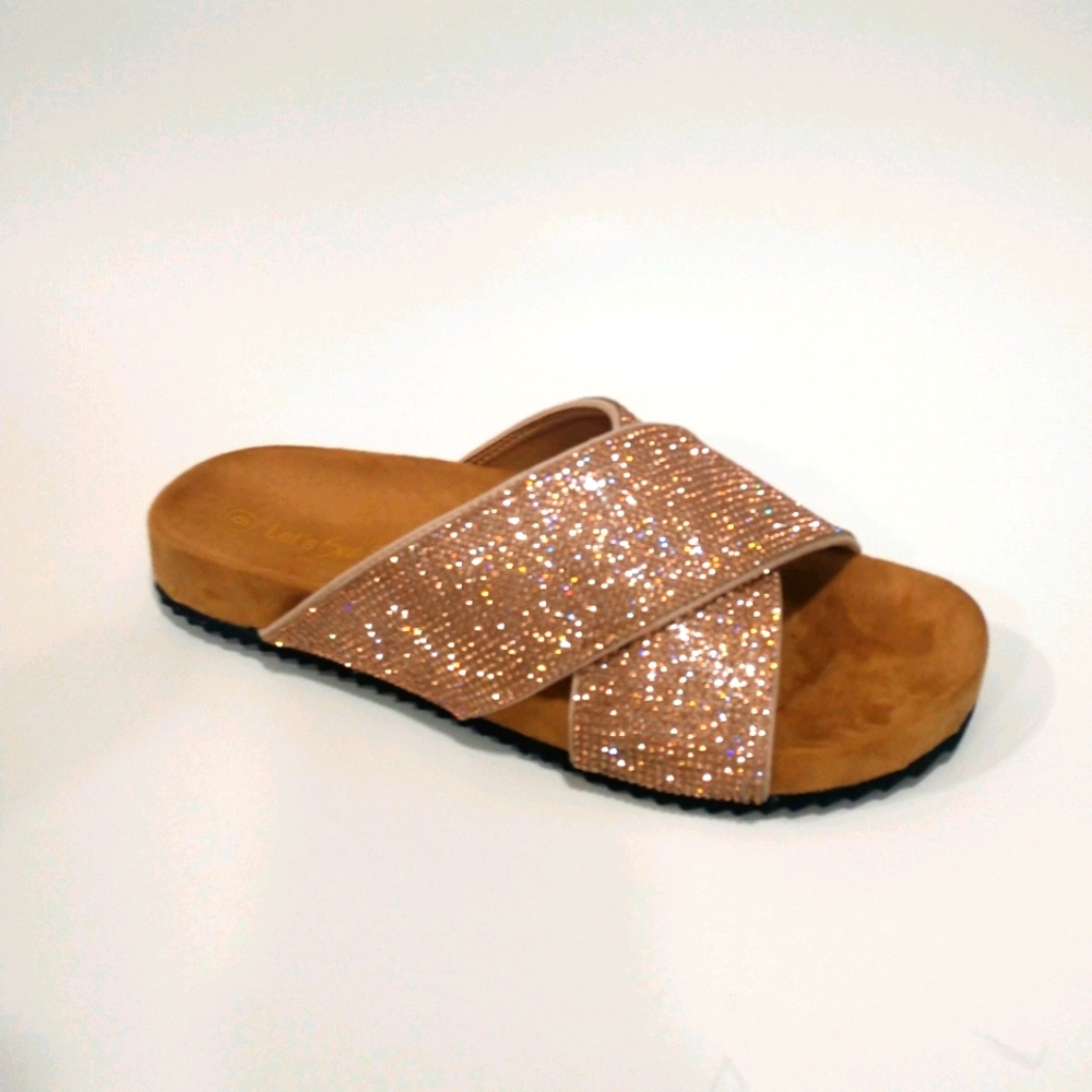 Let's see style diamond rose slides